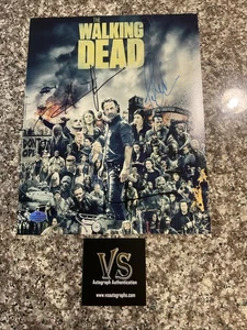 Andrew Lincoln, Jeffrey Dean Morgan, Norman Reedus Signed TWD 8x10 Photo W/ Coa. - Picture 1 of 6