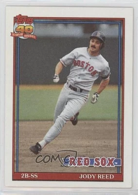 1991 Topps Jody Reed (B* Before Copyright; Barely Visible 40th Anniversary Logo) - Image 1 of 2