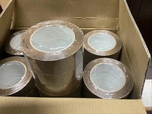 Heavy Duty 75 Meter x 38 mm Packaging Brown Sticky Sealing Tape 50U 45U 48 Rolls - Photo 1/11