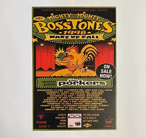MIGHTY MIGHTY BOSSTONES PORKERS AUS TOUR poster 1998 REPRODUCTION ska punk - Foto 1 di 1