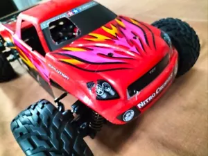 Tamiya NITRO CRUSHER NDF-01T Car Vintage 2006 no Kyosho Serpent Traxxas - Photo 1/24