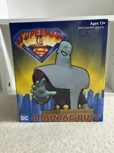 Superman Animated Series BRAINIAC 6" Resin Bust Diamond Select LIMITED NEW - Picture 1 of 5