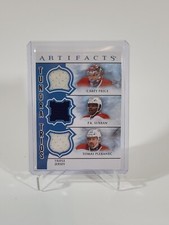 2012-13 Upper Deck Artifacts Tundra Trios Jersey Carey Price PK Subban Plekanec