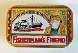 Fisherman’s Friend Mint Lozenges Tin (LSX) *Empty* Original Collector Fishing - Picture 1 of 3