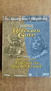 Baldur's Gate Plus Tales of the Sword Coast Expansion - PC 1999 edición Big Box - Imagen 1 de 12