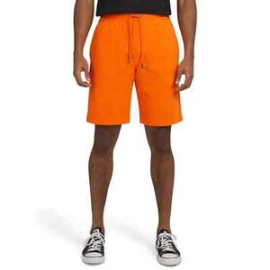 Dogg Supply by Snoop Dogg Men's Pull-On Jacquard Terry Shorts, Orange Size XS - Picture 1 of 5