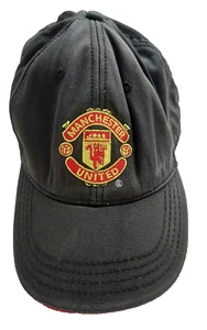 Manchester United Men's Adjustable Strap Embroidered Logo Supporter Cap OSFM - Picture 1 of 6