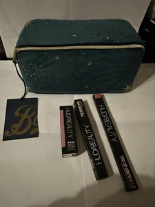 Huda Beauty Lip+Eye Makeup+ Boots Cosmetic Bag Set/Holidays/BIRTHDAY/VIP Gift. - Picture 1 of 11