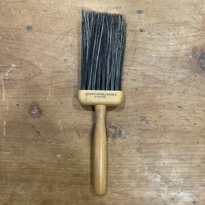 Cepillo de cerdas puras Loew-Cornell usado de colección hecho en Inglaterra Foto 1 de 4