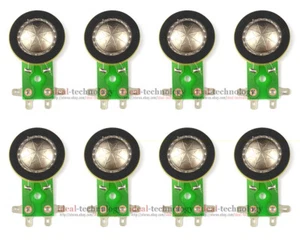 Posten/8 Stück 8 Ohm Membran 25,5 mm 25,4 mm (1 Zoll) Titan Kuppel Horn Schwingspule - Bild 1 von 6