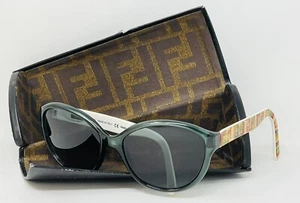 FENDI Sunglasses FS5286 Green 315 Italy Eyewear 58-15-135mm w/Case - Picture 1 of 8
