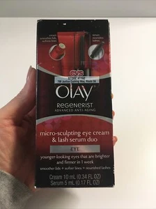 olay regenerist Micro Sculpting Eye Cream & Lash Serum Duo - Picture 1 of 2