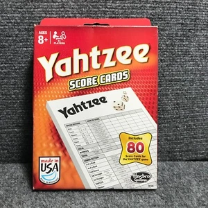 Hasbro Yahtzee Score Cards - Single - 80 Count - New Open Box - Picture 1 of 7