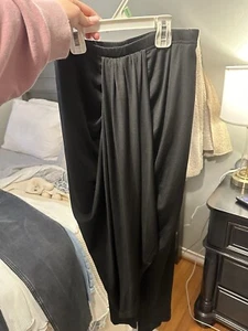 Black Stretchy Midi Skirt - Picture 1 of 1