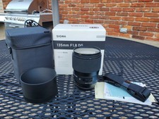 Sigma 135mm 1.8 art canon