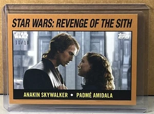2024 TOPPS Throwback Thursday Star Wars #74 ANAKIN PADME AMIDALA Bronze 10/10 - Picture 1 of 3