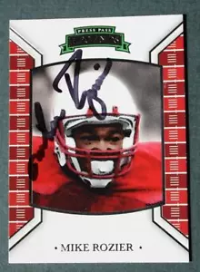Tarjeta de fútbol americano Pase de Prensa 2011 autografiada por Mike Rozier de Nebraska Huskers - - Imagen 1 de 1