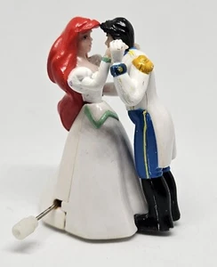Die kleine Meerjungfrau tanzende Arielle und Eric Aufziehspielzeug 1990er Disney - funktioniert - Bild 1 von 3