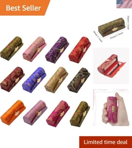 Durable Floral Cosmetic Case with Mirror - Organized Beauty in Random Colors - Picture 1 of 7