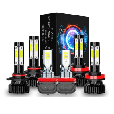 For Toyota Highlander 2011 2012-2019 Combo LED Headlight High/Low Kit+ Fog Light - Image 1 of 4