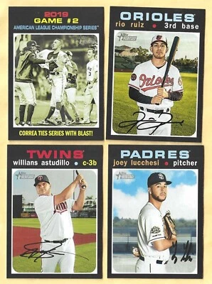 2020 Topps Heritage baseball - You Pick 'Em - Image 1 of 2
