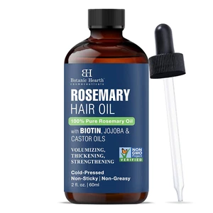 100% Pure Rosemary Oil for Hair Growth (2 Fl Oz) Infused with Biotin, Jojoba & C - Picture 1 of 11