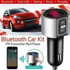 Wireless Bluetooth Car Kit Fm Transmitter Radio Mp3 Usb Charger Player S2v0