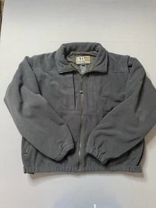 5.11 Tactical Series Mens XL Fleece Convertible Zip Off Sleeves Jacket Vest #716 - Picture 1 of 3