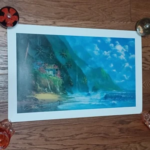 Litografía firmada a mano James Coleman Alone With Our Hearts LE/695 Disney 17x27 pulgadas - Imagen 1 de 7