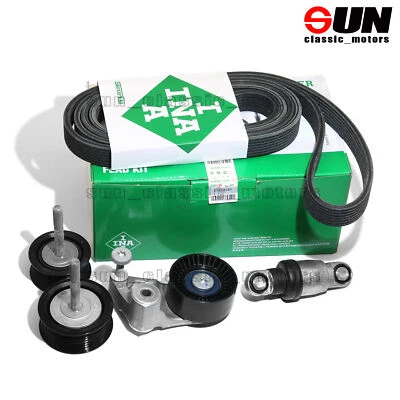 Kit de transmisión tensor de correa de motor OEM para Porsche Cayenne 07-18 4.8 Panamera 4.8 Foto 1 de 4