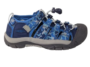 Keen Newport H2 Sandale Kinder Gr. 1 blau Camouflage Outdoor Wasser Wandern Off Road Gorp - Bild 1 von 11