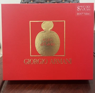 Giorgio Armani Acqua Di Gioia Eau de Parfum Spray Set de Regalo 1 OZ y 0.34 OZ NUEVO EN CAJA Foto 1 de 3