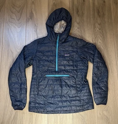 Women’s Patagonia Nano Puff Bivy Primaloft Insulated Hoody Jacket Small Blue - Image 1 of 4