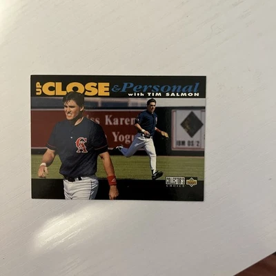 1994 Upper Deck Collector's Choice - Up Close & Personal Tim Salmon #639... - Image 1 of 4