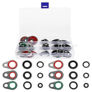 Air Conditioning Compressor Gasket Rubber Gaskets Conditioner Kit - Picture 1 of 12