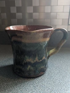 Vintage handmade stoneware pottery Large 4 in x 4 in - Picture 1 of 5