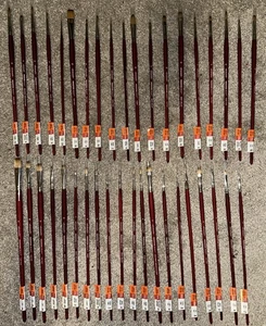 Princeton Velvetouch Acrylic Paint Brushes! Lot of (39) NEW! - Picture 1 of 5