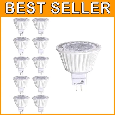 10 Pack MR16 LED Bulb 3000K Halogen Replacement - Image 1 of 4
