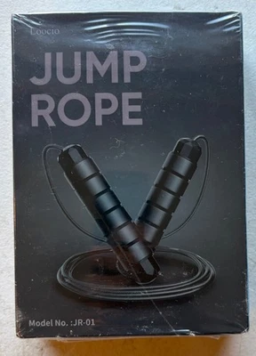 Cuerda de salto Loocio JR-01 - Cuerda de velocidad ajustable - Fitness - Nueva sellada Foto 1 de 4