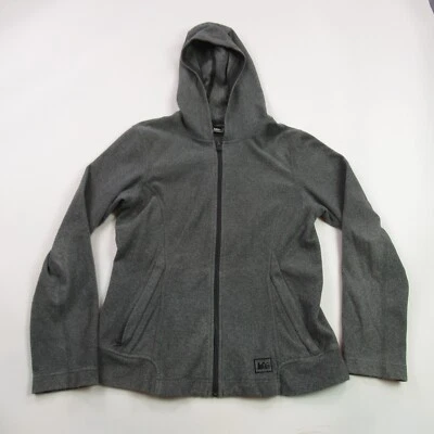 Chaqueta REI para mujer XS cremallera completa manga larga exterior ligera con capucha polar Foto 1 de 4