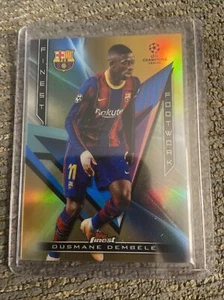 2020-21 Topps Finest UCL Finest Footwork Gold Refractor /50 Ousmane Dembele 🔥📈 - Picture 1 of 4