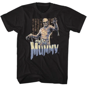 Universal Monster Movies The Mummy Egyptian Hieroglyphs Men's T Shirt - Picture 1 of 5