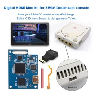 Hispeedido Digital HDMI MOD Kit SEGA DC 1080P For For SEGA Dreamcast Console - Picture 1 of 10