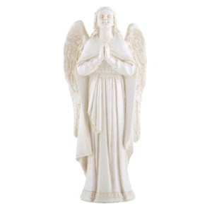 Estatua de ángel de oración pacífica de 8" *** Decoración de interiores o exteriores - Imagen 1 de 1