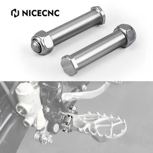NICECNC Footpeg Pins For Husqvarna 125 250 300 350 450 450 FC FX TX TC 2023-2024 - Picture 1 of 12