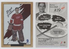 2003-04 ITG Be A Player Memorabilia Brush with Greatness Terry Sawchuk #19 HOF