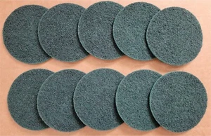 (10) Scotch-Brite 4-1/2” Precision Surface Conditioning Disc Hook & Loop Fine - Picture 1 of 2