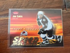 2006-07 Fleer Speed Machines #SM8 Joe Sakic Colorado Avalanche HOF
