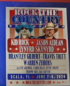 ROCK THE COUNTRY OCALA, FL MUSIC FESTIVAL, TWO (2) VIP 2-DAY TIX, PARKING PASS - Picture 1 of 2