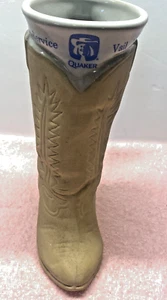 Vintage Quaker Oats Advertising Cowboy Boot Mug - Picture 1 of 5